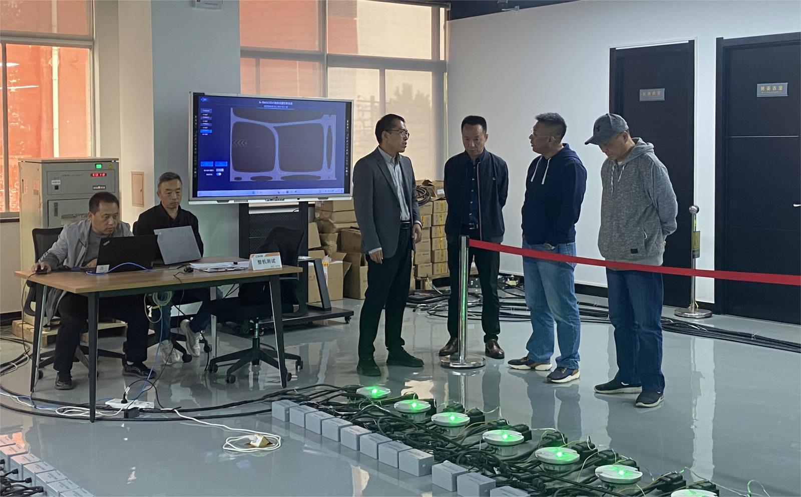 大連新三能電子設(shè)備有限公司董事長(zhǎng)一行到訪(fǎng)凱星公司考察洽談